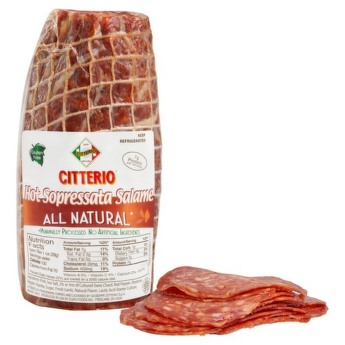 Citterio Hot Sopressata Salame