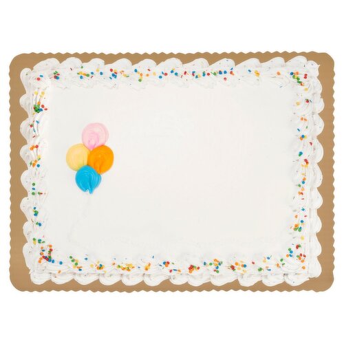 ½ Sheet Occasion Funfetti Cake with Funfetti Bettercreme