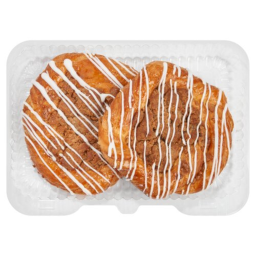 Store Baked Large Crumb Topped Snail Danish, 2 ct, 10 oz