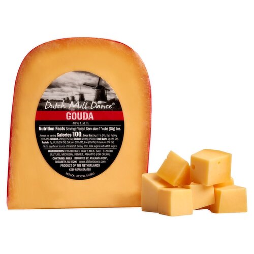 Mill Dance Red Wax Gouda Cheese 