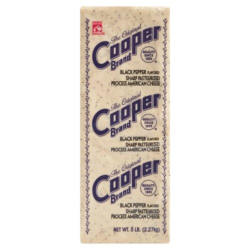 Cooper Sharp American Cheese with Black Pepper