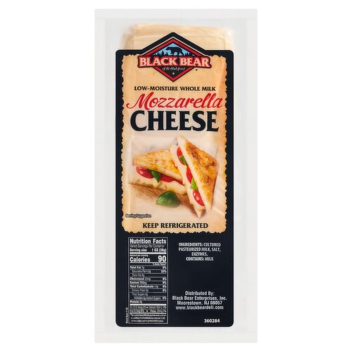 Black Bear Whole Milk Mozzarella Cheese - Dearborn