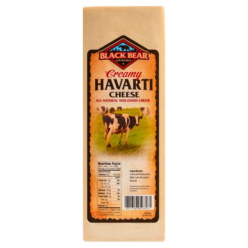 Black Bear Havarti Cheese