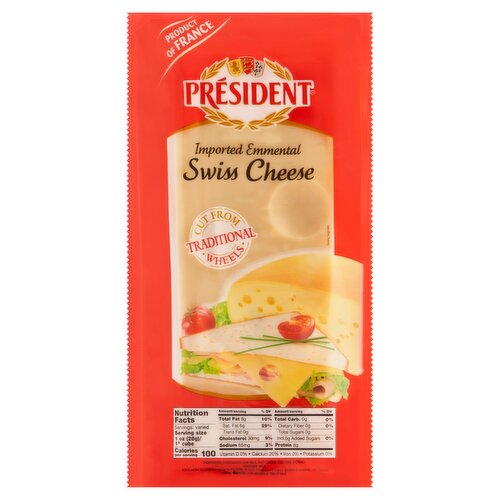 Président Imported Emmental Swiss Cheese