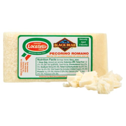 Black Bear Locatelli Romano Cheese