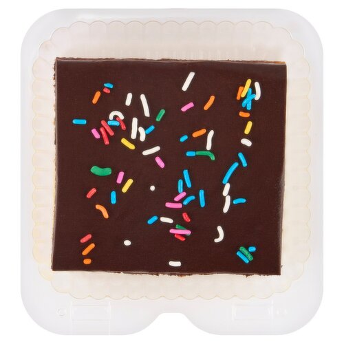 1 Pack Golden Cake Square with Fudge Icing
