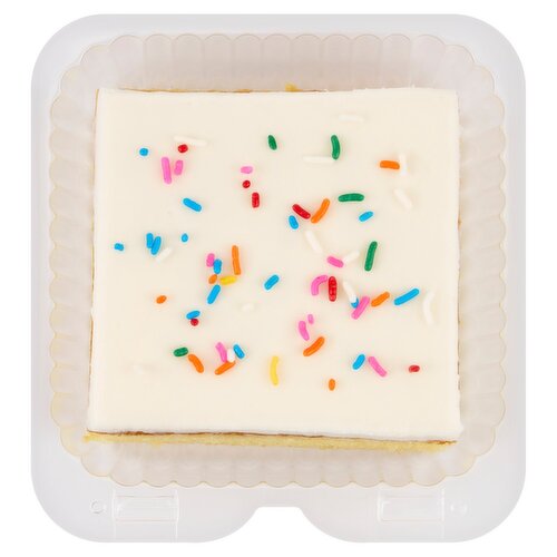 1 Pack Yellow Cake Square with Vanilla Icing
