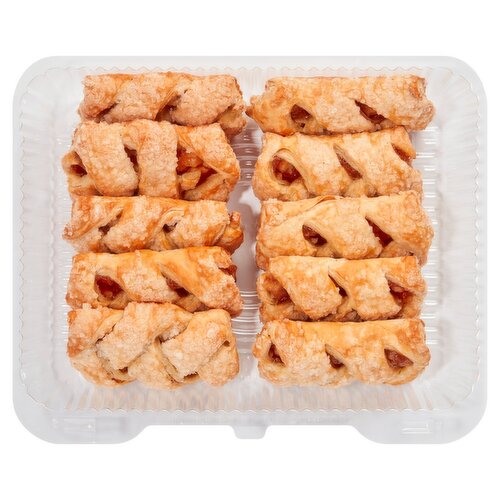 10 Pack Hand Held Apple Lattice Pies 