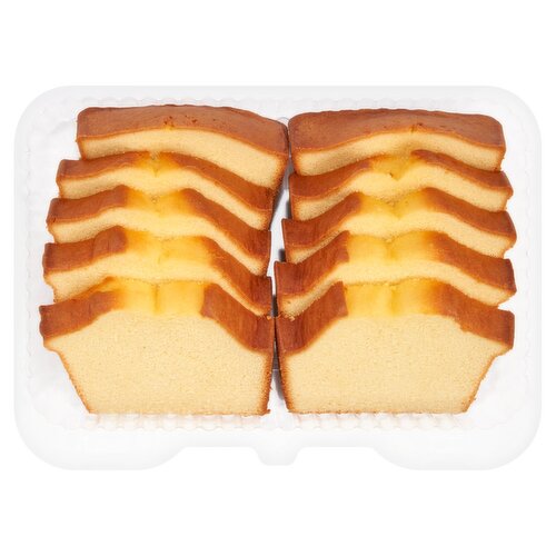 Sliced Plain Butter Pound Cake