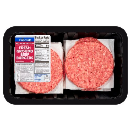 PRICERITE 80% LEAN 20% FAT GROUND BEEF FAMILY PACK