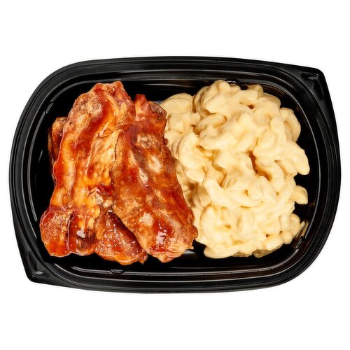 BBQ Pork Rib Tips With Mac & Cheese - Sold Cold