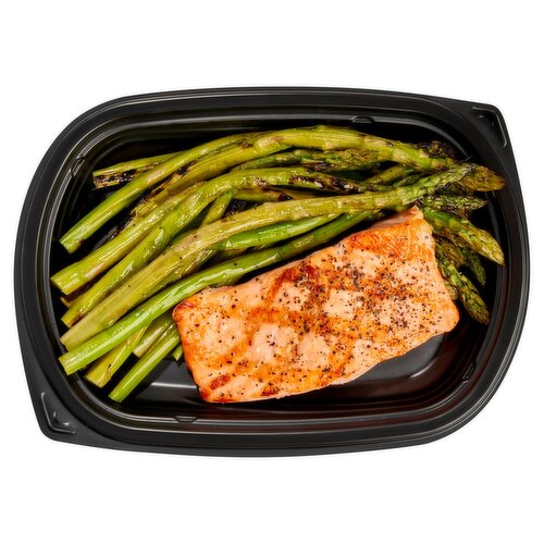 Store Prepared Grilled Salmon & Asparagus - Sold Cold, 11 oz