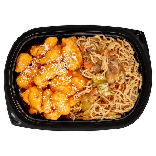 Sesame Orange Chicken & Vegetable Lo Mein - Sold Cold