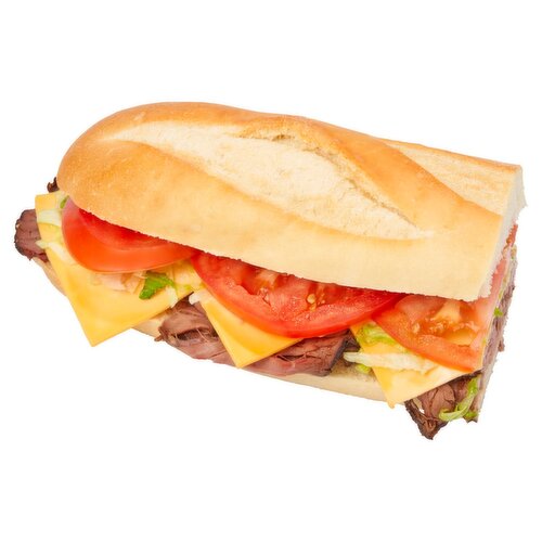 Classic Half Sub Roast Beef & Cheese