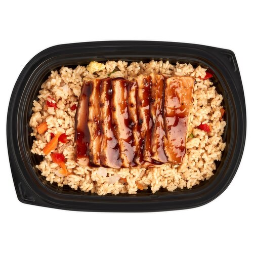 Store Prepared Teriyaki Salmon & Veggie Fried Rice - Sold Cold, 16 oz