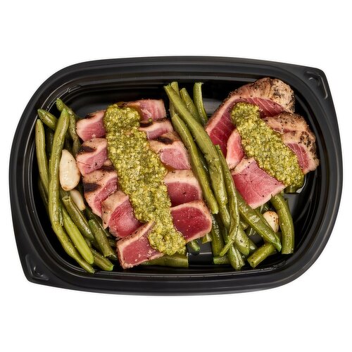 Seared Tuna Steak With Garlic Green Beans - Sold Cold