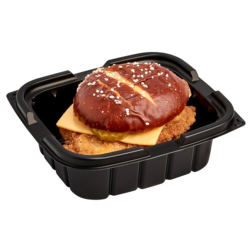 Store Prepared Buttermilk Chicken Pretzel Sandwich - Sold Hot, 7 oz