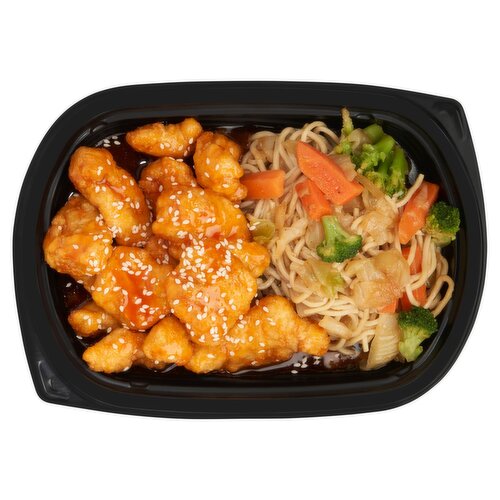 Store Prepared Sesame Orange Chicken & Vegetable Lo Mein - Sold Cold