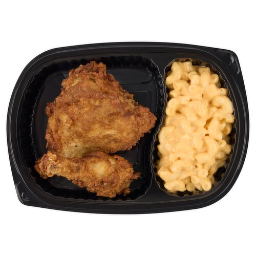 Store Prepared Fried Chicken with Mac & Cheese - Sold Hot