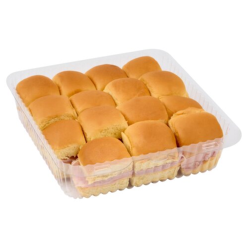 Store Prepared Ham & Cheese Finger Sandwiches, 15 Pack - Sold Cold, 24 oz