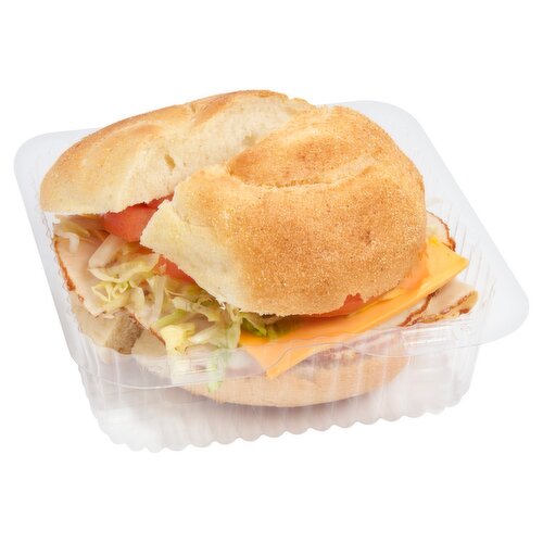 Store Prepared Turkey and Cheese Sandwich - Sold Cold, 7 oz
