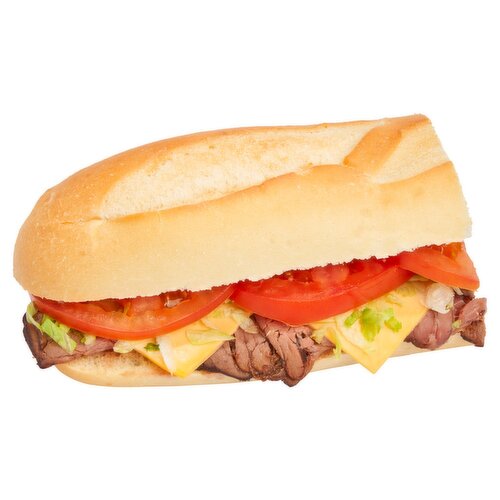 Signature Half Sub Roast Beef & Cheese