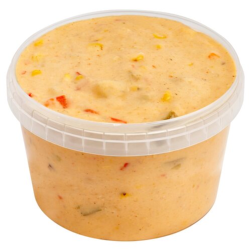 Store Prepared Grilled Chicken & Corn Chowder, Pint - Sold Cold, 16 oz