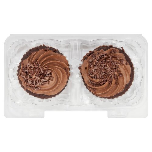 2 Pack Double Chocolate Jumbo Cupcake