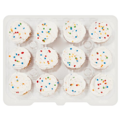 12 Pack Confetti Cupcakes with Funfetti Bettercreme