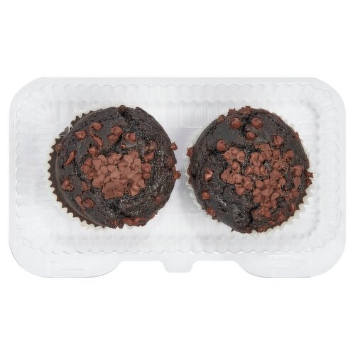 2 Pack Double Chocolate Puffin Muffin