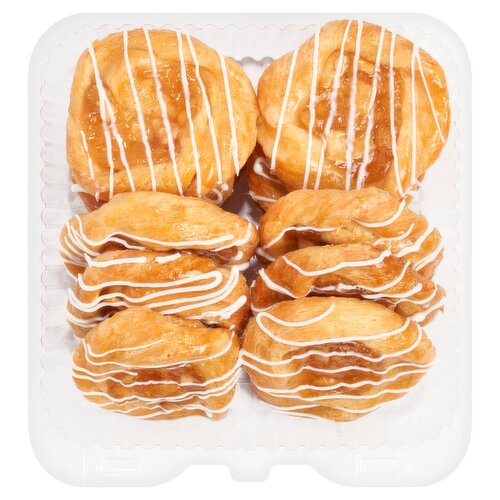Store Baked Mini Apple Snail Danish, 12 ct, 24 oz