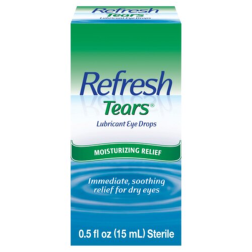 Refresh Tears® Lubricant Eye Drops Preserved Tears, 0.5 fl oz (15mL) Sterile