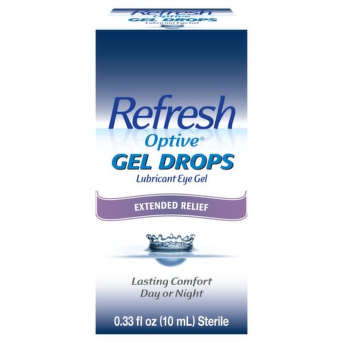 Refresh Optive Gel Drops Lubricant Eye Gel, 0.33 fl oz