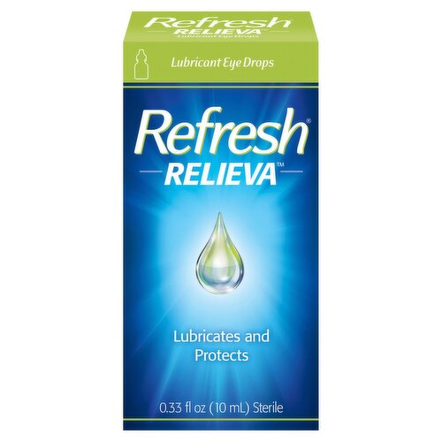 Refresh® RELIEVA™ Lubricant Eye Drops Preserved Tears, 0.33 fl oz (10mL) Sterile