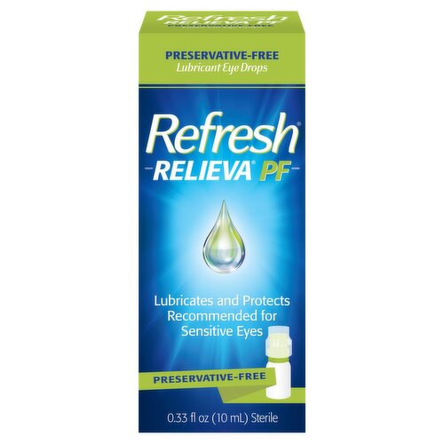 Refresh Relieva PF Preservative-Free Lubricant Eye Drops, 0.33 fl oz