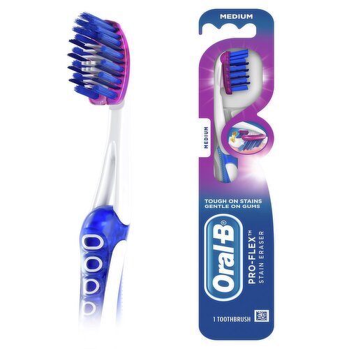 Oral-B Pro-Flex Stain Eraser Medium Toothbrush