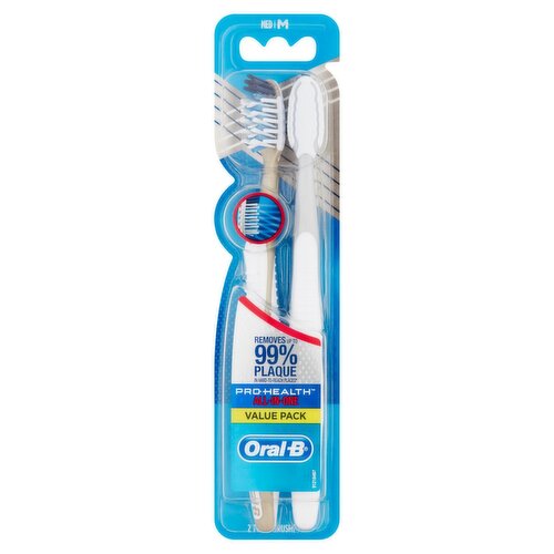 Oral-B Pro Health All-In-One Toothbrush Value Pack, Med, 2 count