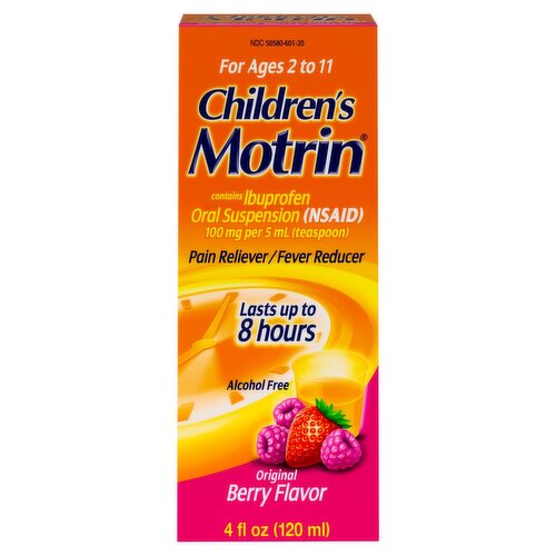 Children's Motrin Oral Suspension, 4 Oz