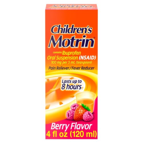 Children's Motrin Oral Suspension, 4 Oz