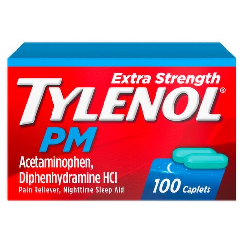 Tylenol PM Extra Strength Caplets, 100 count