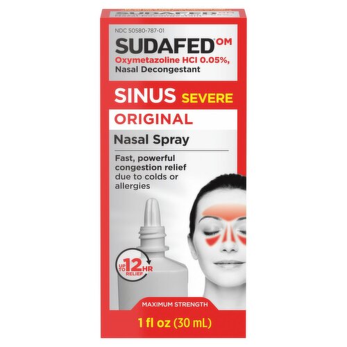 Sudafed Sinus Severe Original Nasal Spray, 1 fl oz