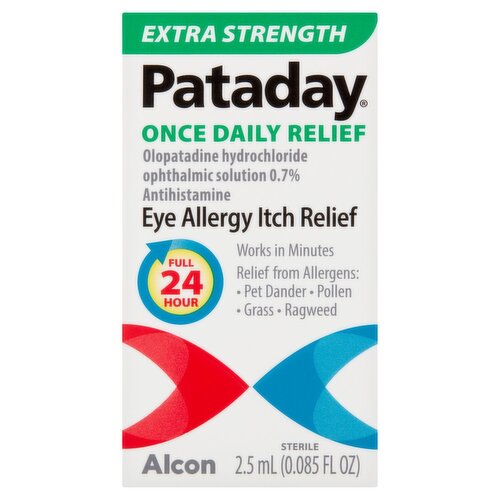 Pataday Extra Strength Once Daily Relief Liquid, For Ages 2 and Older, 0.085 fl oz