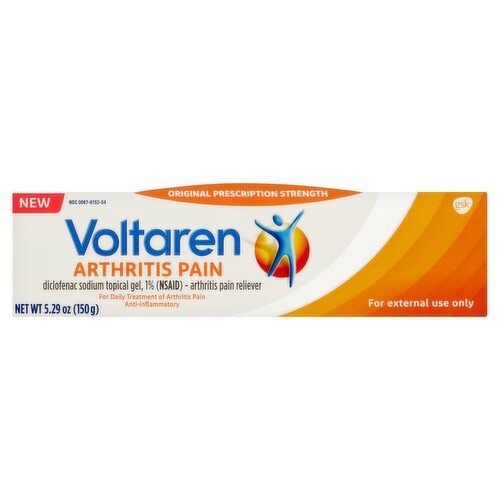 Voltaren Arthritis Pain Diclofenac Sodium Topical Gel, 5.29 oz - ShopRite