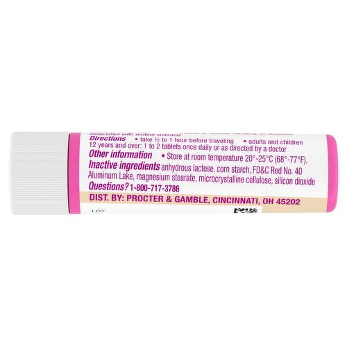 Pepto Nausea Motion Sickness Tablets, 10 count