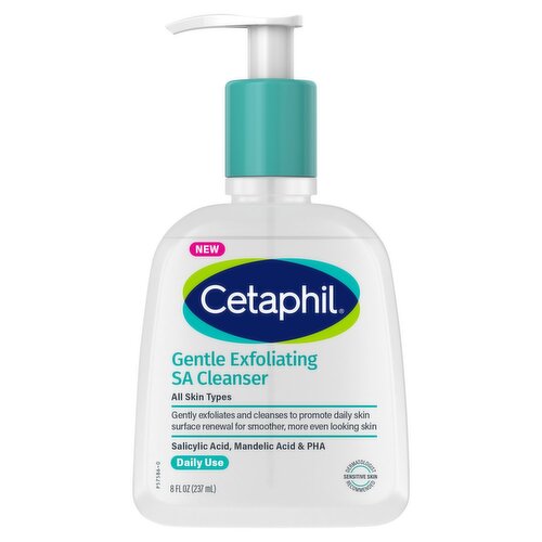 Cetaphil Gentle Exfoliating SA Cleanser, 8 fl oz