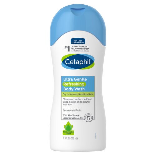 Cetaphil Ultra Gentle Refreshing Body Wash, 16.9 fl oz