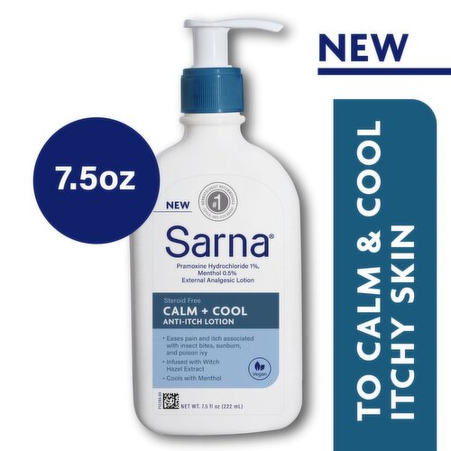 Sarna Calm + Cool Anti-Itch Lotion, 7.5 fl oz