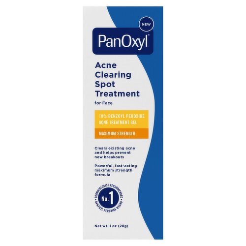 PanOxyl Acne Clearing Spot Treatment for Face, 1 oz