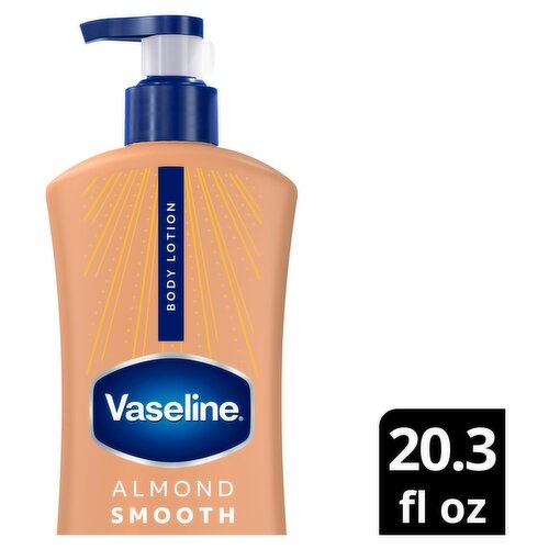 Vaseline Almond Smooth Body Lotion, 20.3 fl oz