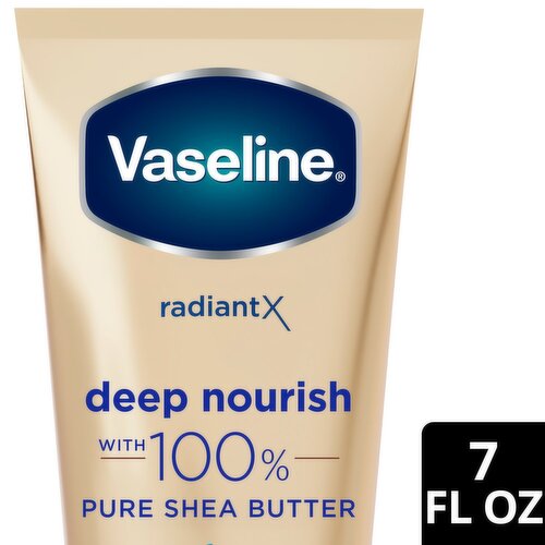 Vaseline Radiant X Deep Nourish Silky Body Butter, 7 oz